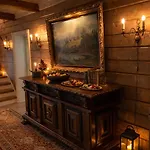 펜션 Traditional Timber Farm With Sauna & Wi-fi